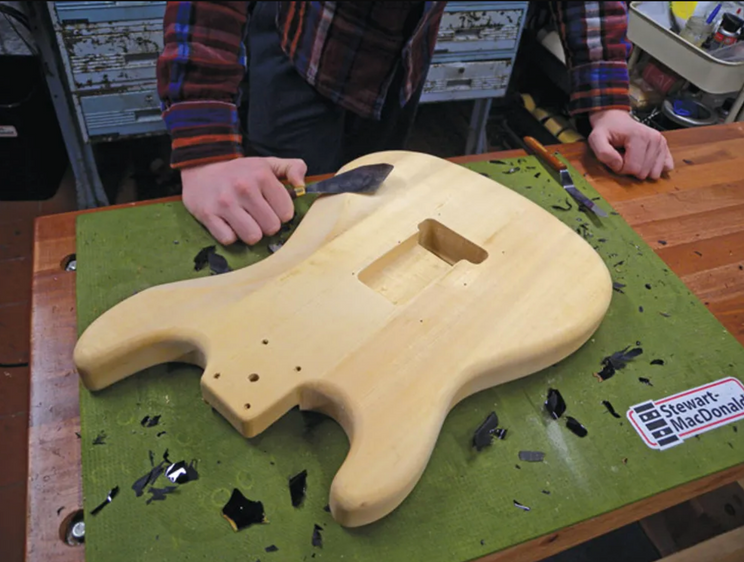 Refinish guitar body deals
