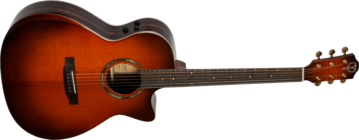 Teton Guitars Launches the 180 Ebony Autumn Burst