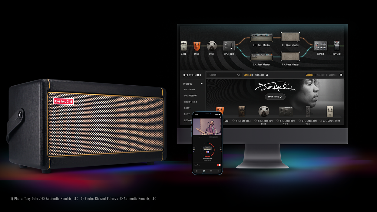 Positive Grid Announces Experience Jimi Hendrix Official Gear Collection