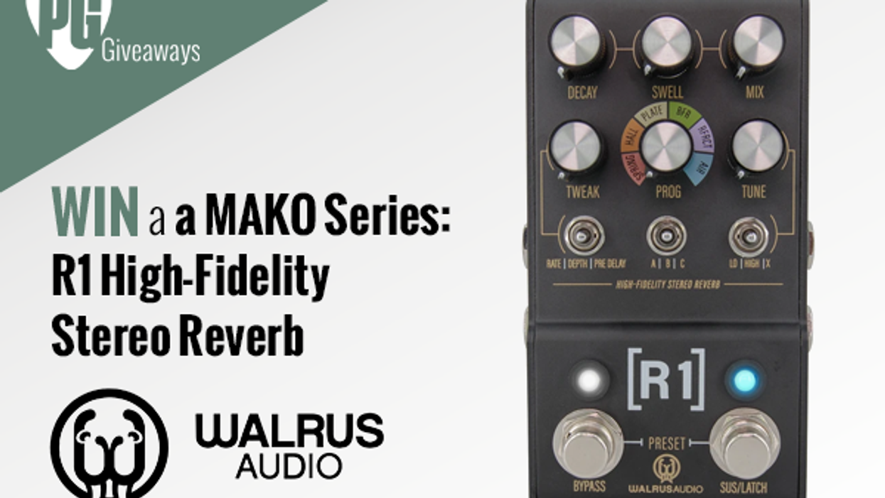 Walrus Audio Reverb Giveaway!