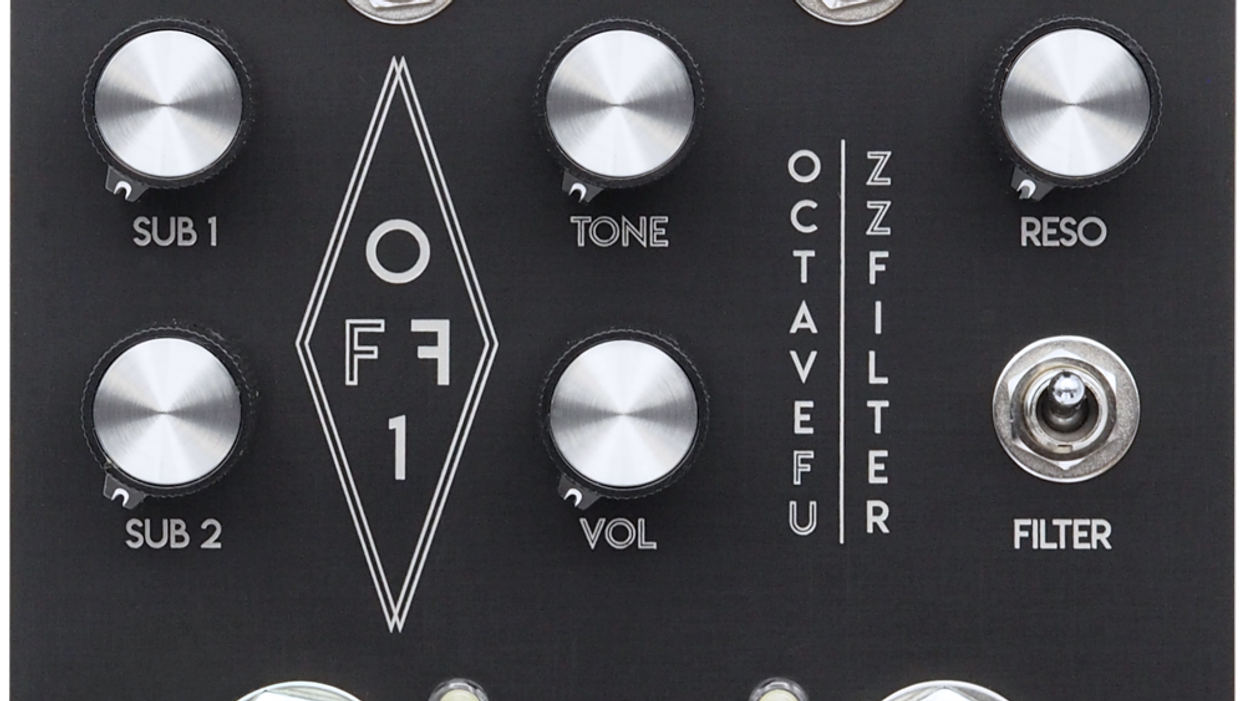 Mastro Valvola Unveils the OFF1 Octave/Fuzz/Ladder Filter