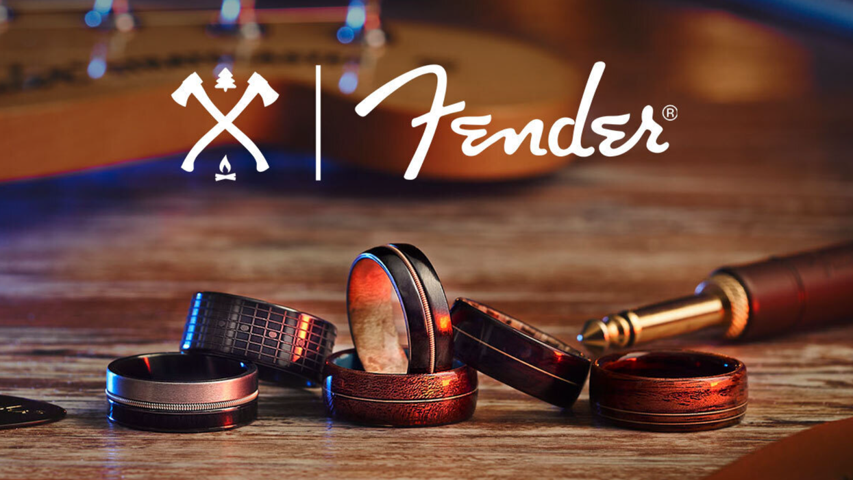 Fender Partners with Manly Bands to Create Wedding Ring Collection