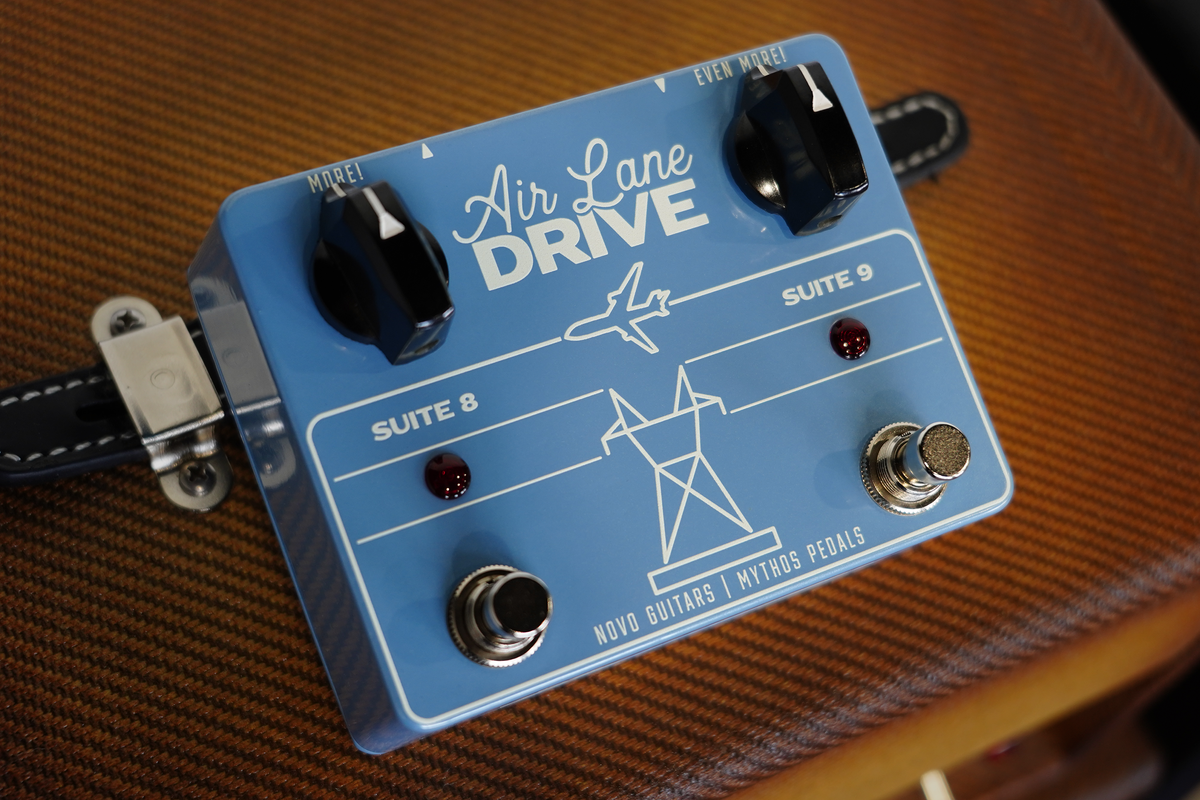 Mythos Pedals and Novo Guitars Collaborate on the Air Lane Drive
