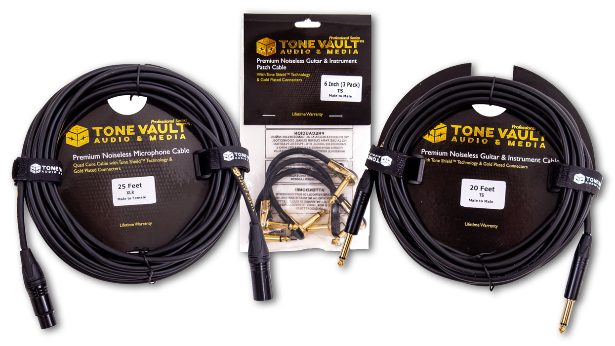 Tone Vault Audio Releases Professional Series Mic & Instrument Cables