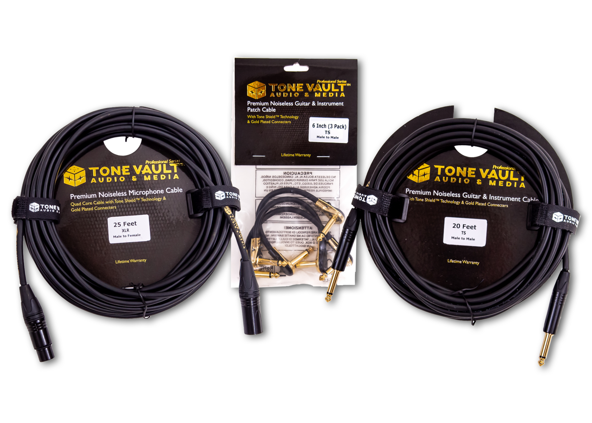 Tone Vault Audio Releases Professional Series Mic & Instrument Cables
