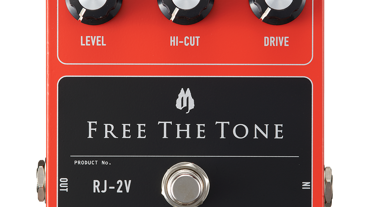 Free The Tone Unveils the RJ-2V Red Jasper Overdrive