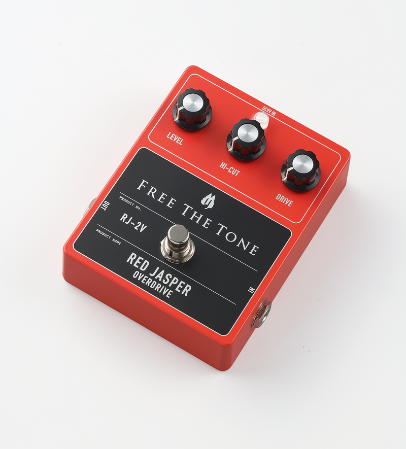ギター free the tone red jasper overdrive RJ-1V Free The Tone Unveils the RJ-2V Red Jasper Overdrive
