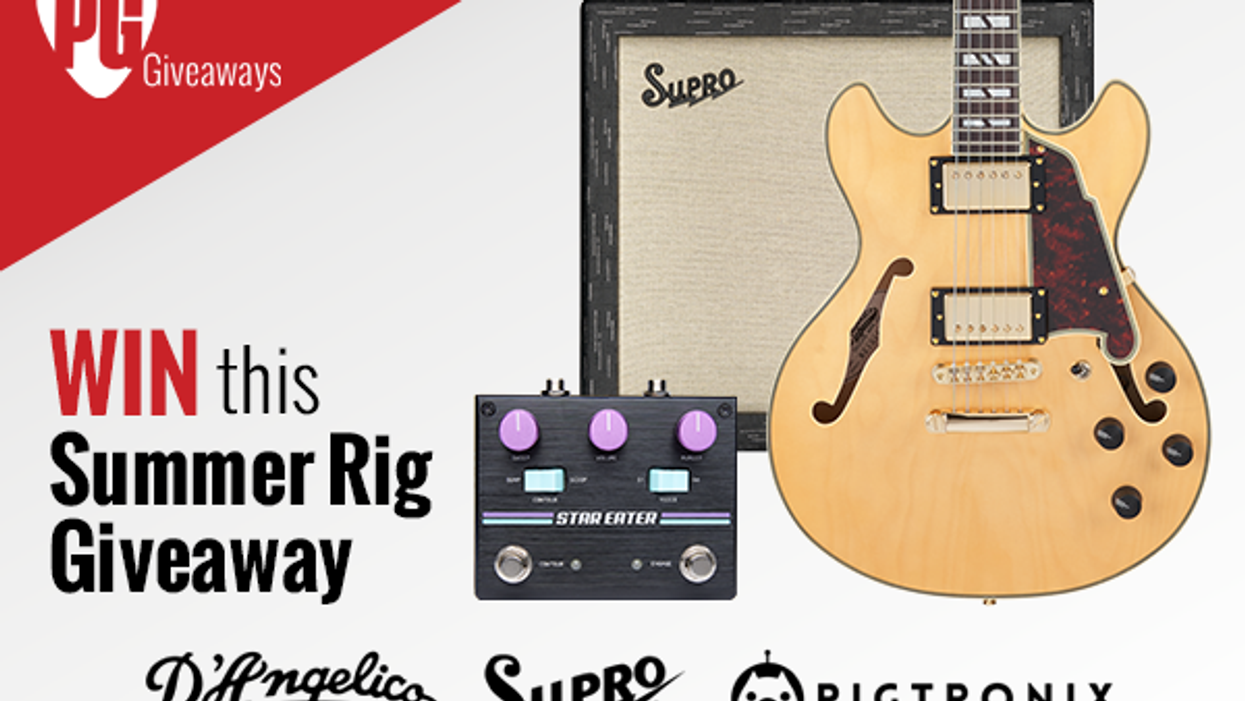 Summer Rig Giveaway from D'Angelico, Supro, and Pigtronix!