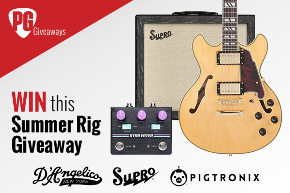 Summer Rig Giveaway from D'Angelico, Supro, and Pigtronix!