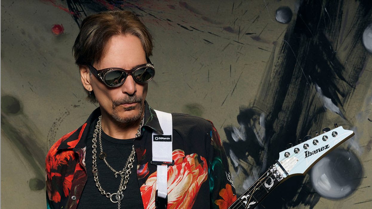 DiMarzio Launches the Steve Vai Signature UtoPIA Blue Powder Pickup