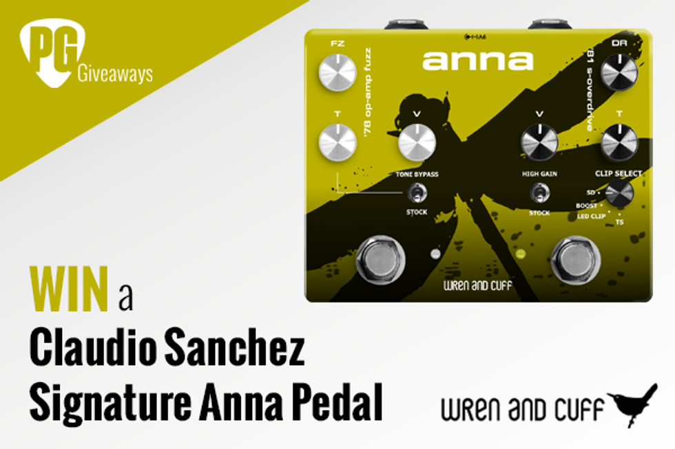 Claudio Sanchez Signature Anna Pedal Giveaway from Wren & Cuff