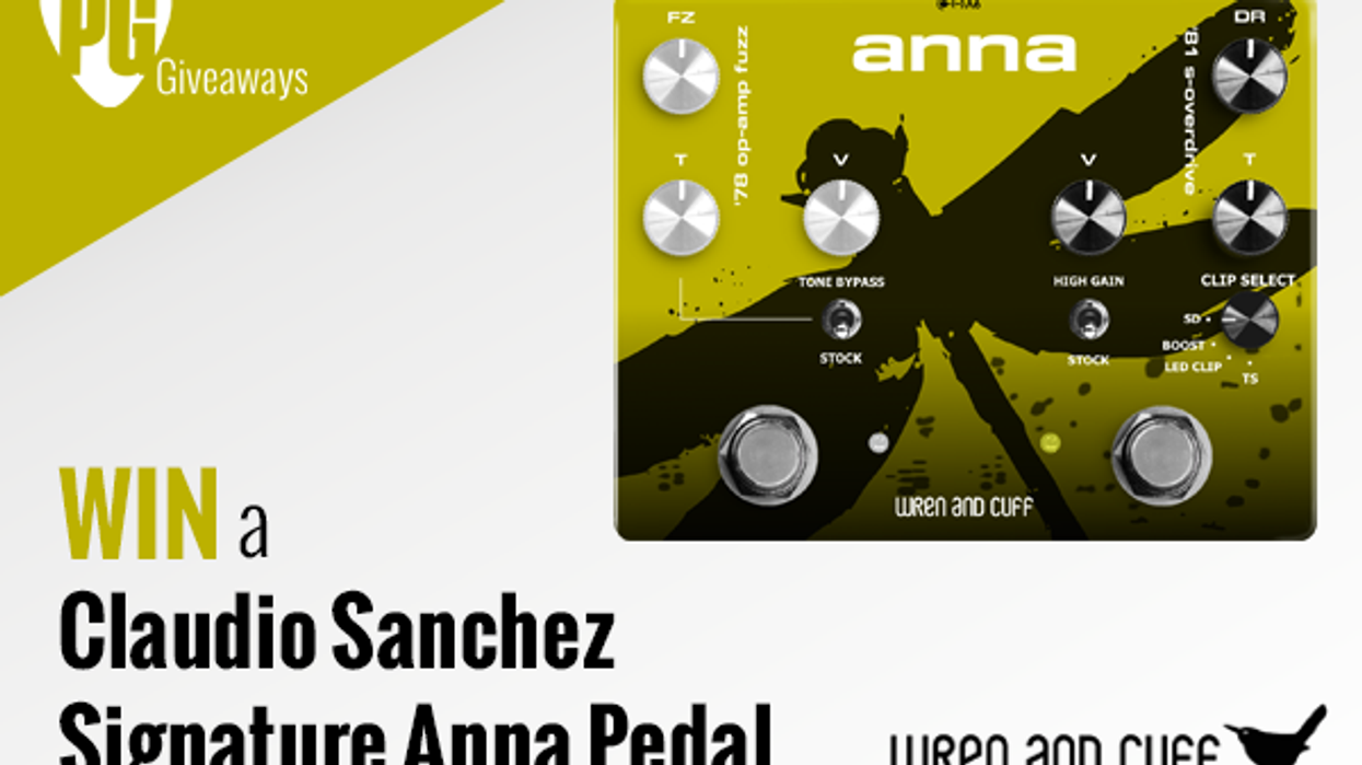 Claudio Sanchez Signature Anna Pedal Giveaway from Wren & Cuff