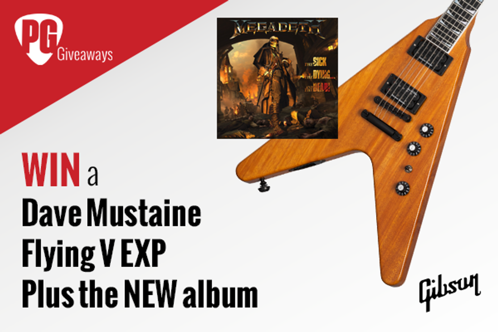 Dave Mustaine Flying V EXP Giveaway