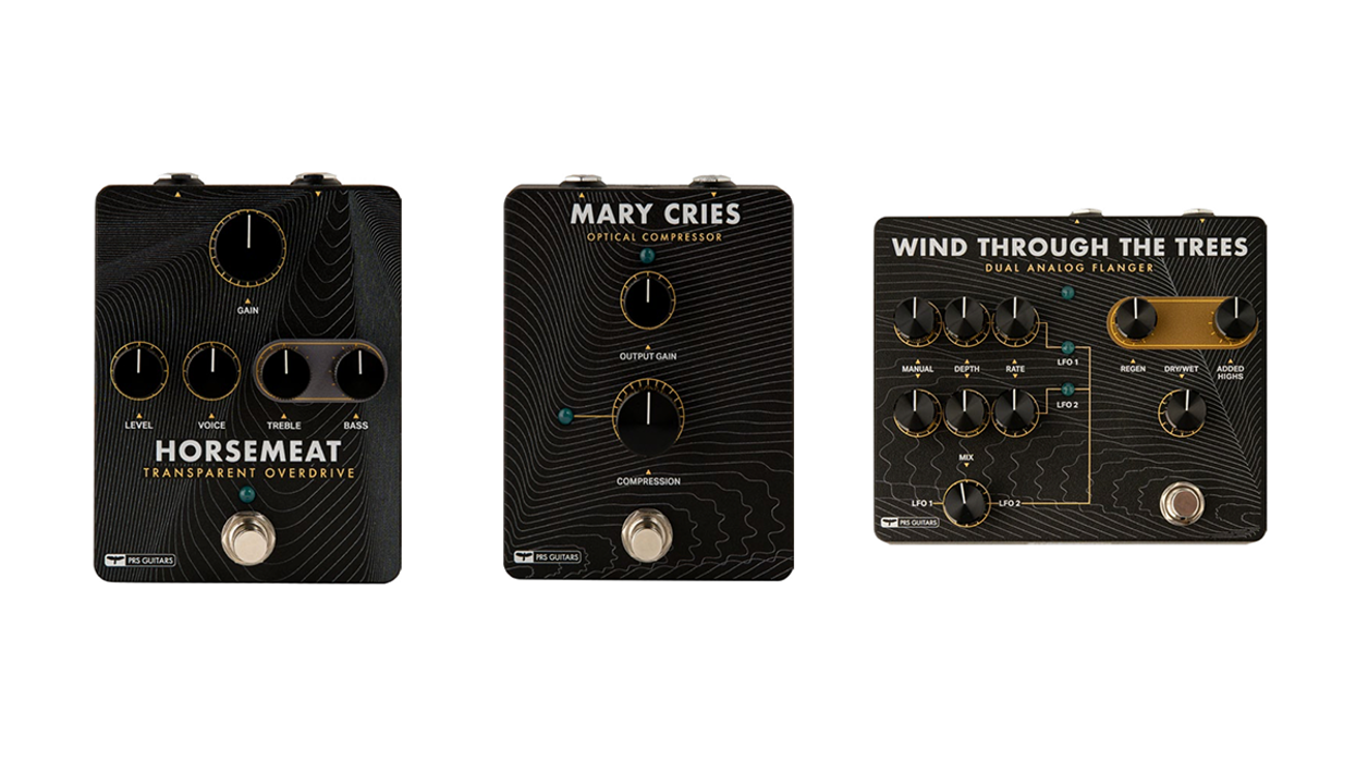 PRS Pedal Reviews: Horsemeat Transparent Overdrive, Mary Cries Optical Compressor, and Wind Through the Trees Dual Analog Flanger
