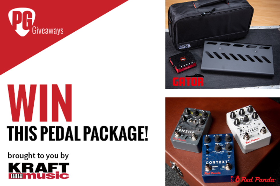 Red Panda & Gator Cases Pedal Package brought to you by Kraft Music