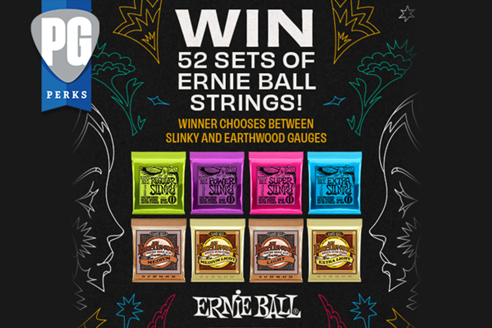 Win 52 Sets of Ernie Ball Strings!