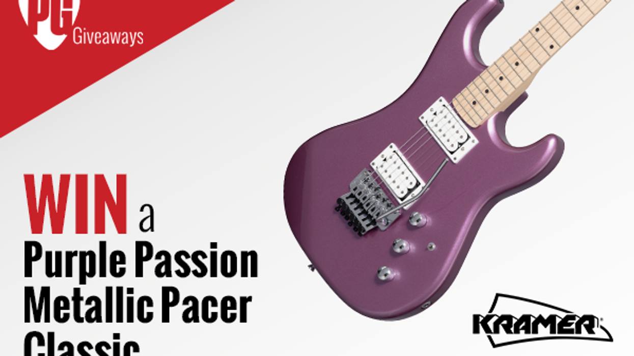 Kramer Purple Passion Pacer Giveaway