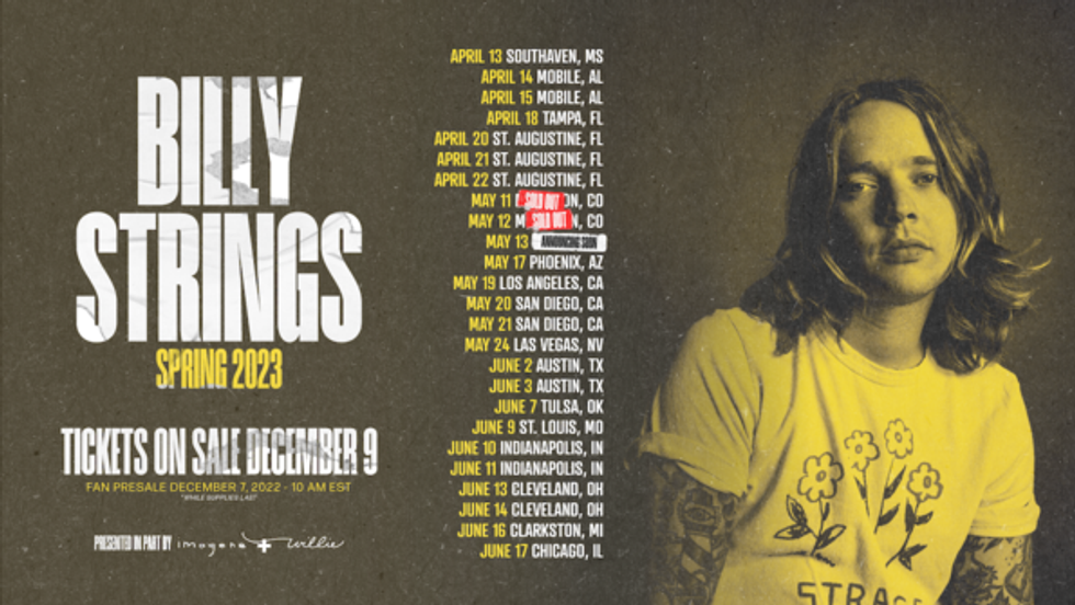 Billy Strings Tour 2025 Setlist Benny Zorana