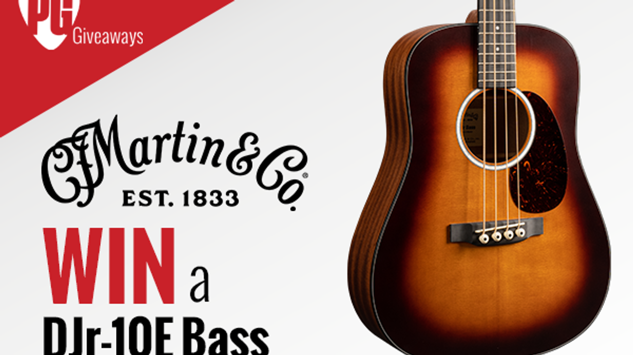 Martin D Jr-10E Bass Giveaway!