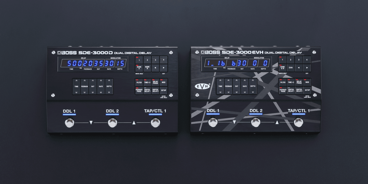 BOSS Unveils SDE-3000D & SDE-3000EVH Digital Delays - Premier Guitar BOSS Unveils SDE-3000D & SDE-3000EVH Digital Delays - Premier Guitar