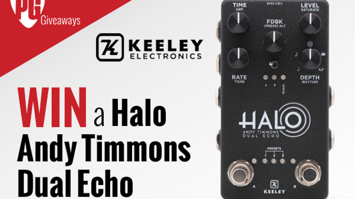 Win a Halo Dual Echo from Keeley Electronics!