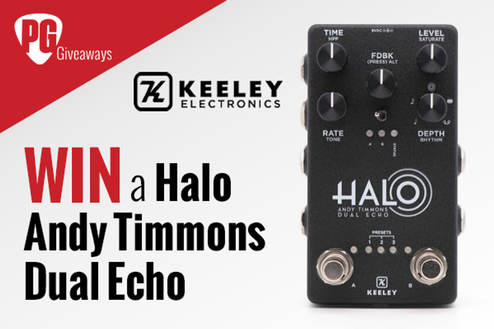 Win a Halo Dual Echo from Keeley Electronics!