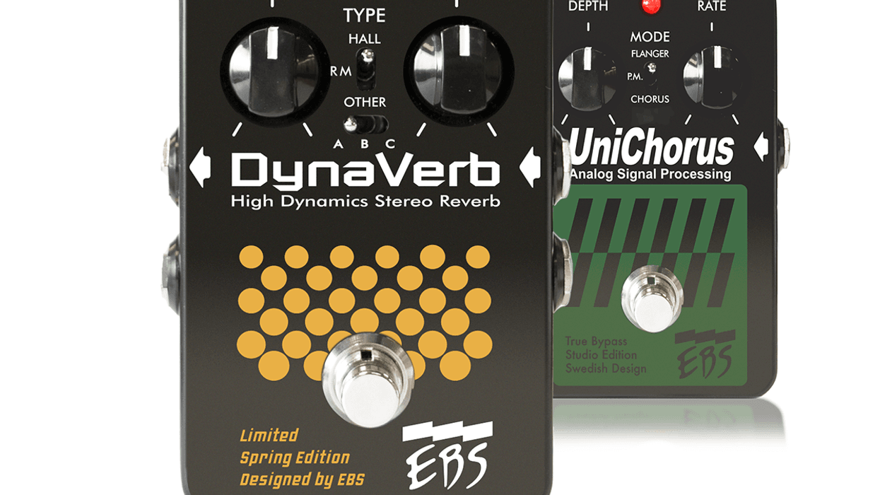 EBS DynaVerb & UniChorus Spring Edition Launch - Premier Guitar EBS DynaVerb & UniChorus Spring Edition Launch - Premier Guitar