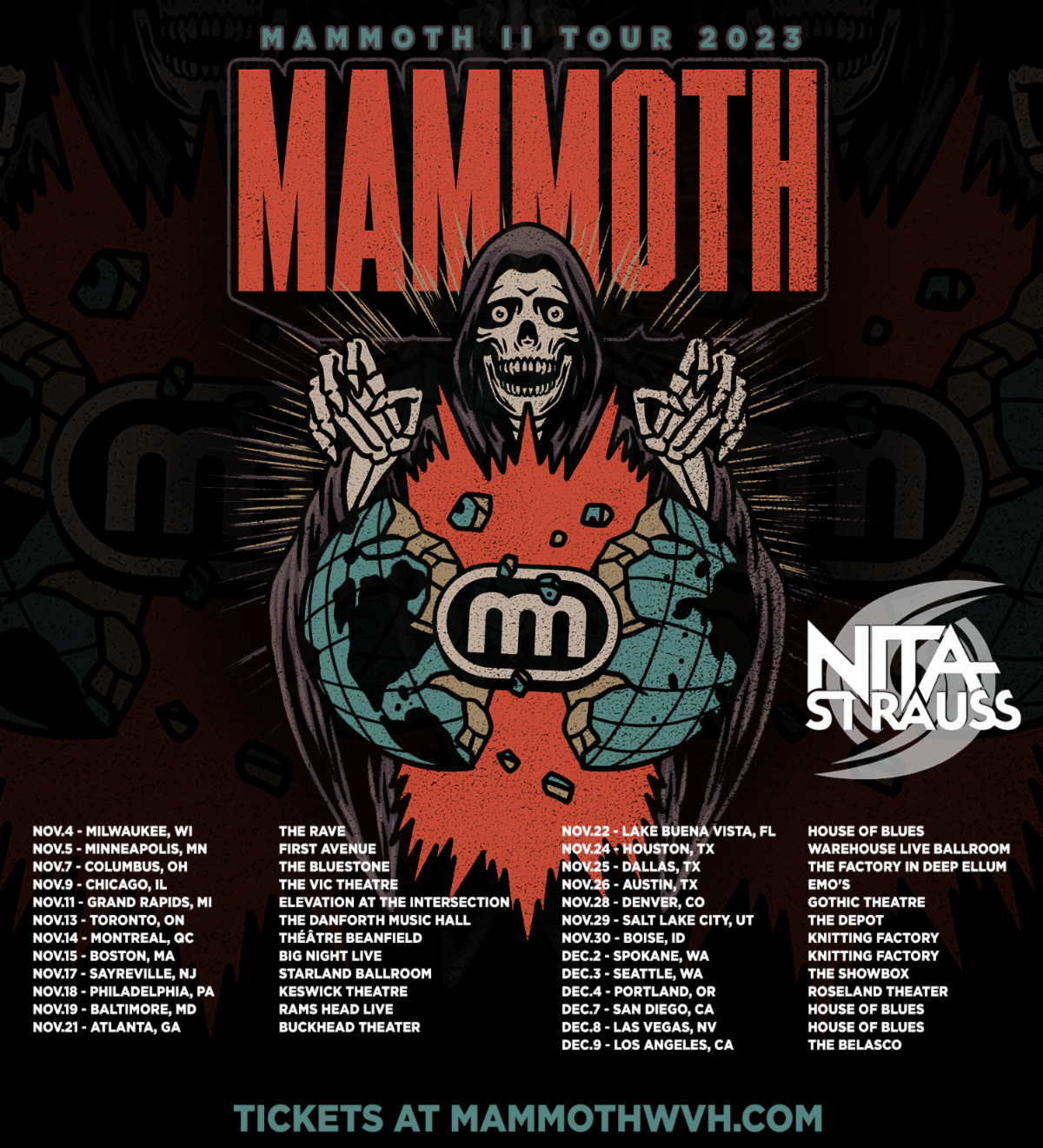 Mammoth WVH Announces Fall Tour with Nita Strauss