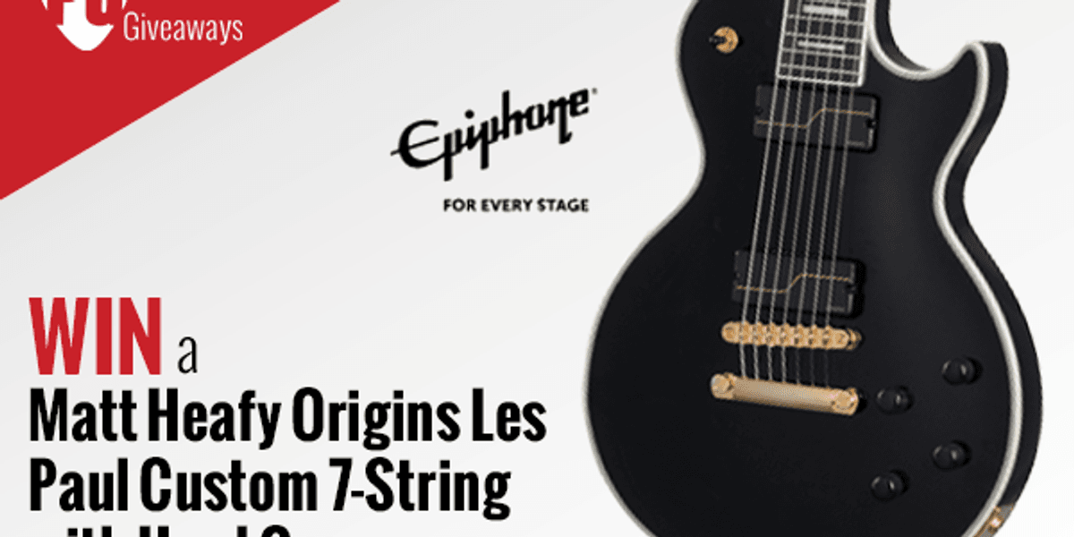 Matt Heafy Origins Les Paul Giveaway from Epiphone - Premier Guitar Matt Heafy Origins Les Paul Giveaway from Epiphone - Premier Guitar