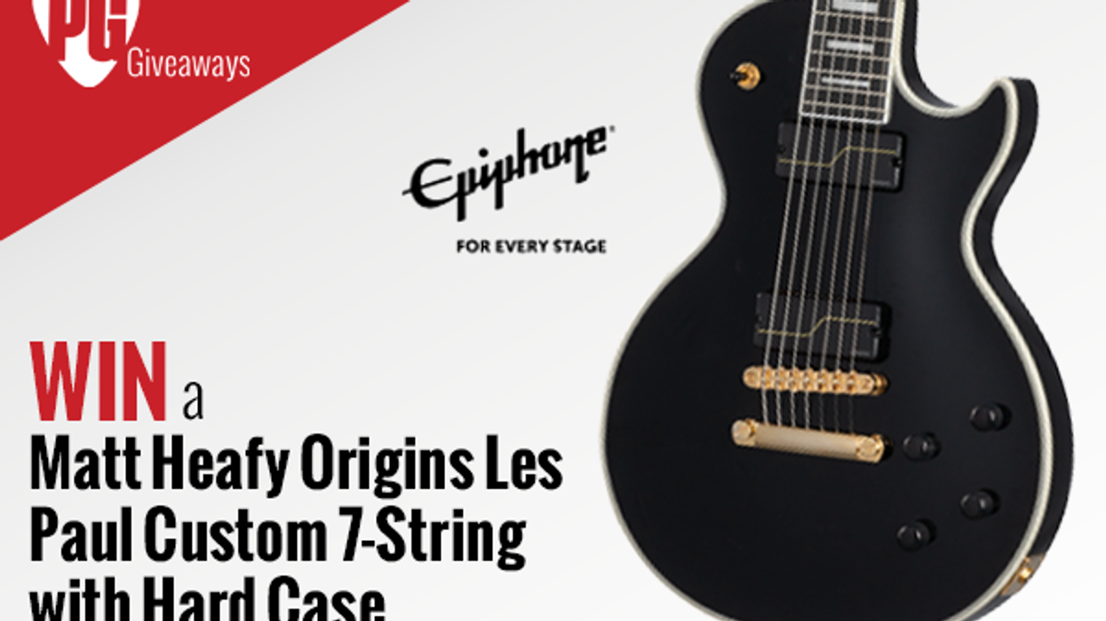 Matt Heafy Origins Les Paul Giveaway from Epiphone