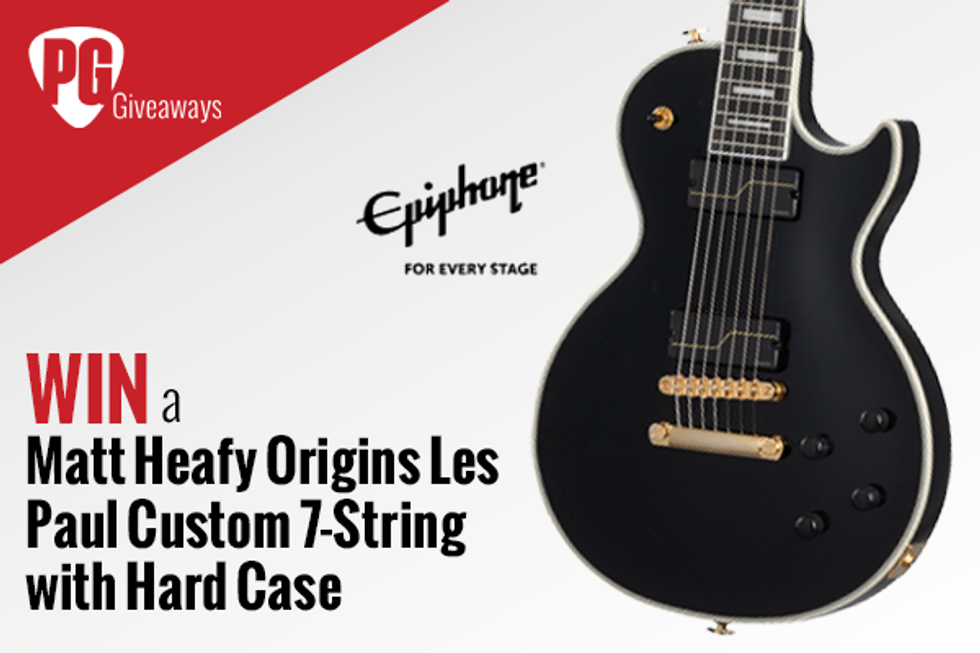 Matt Heafy Origins Les Paul Giveaway from Epiphone