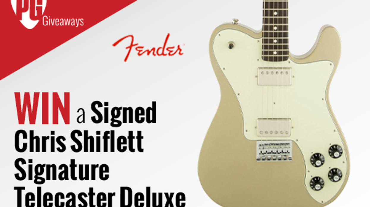 WIN a Chris Shiflett Signature Fender Telecaster Deluxe!