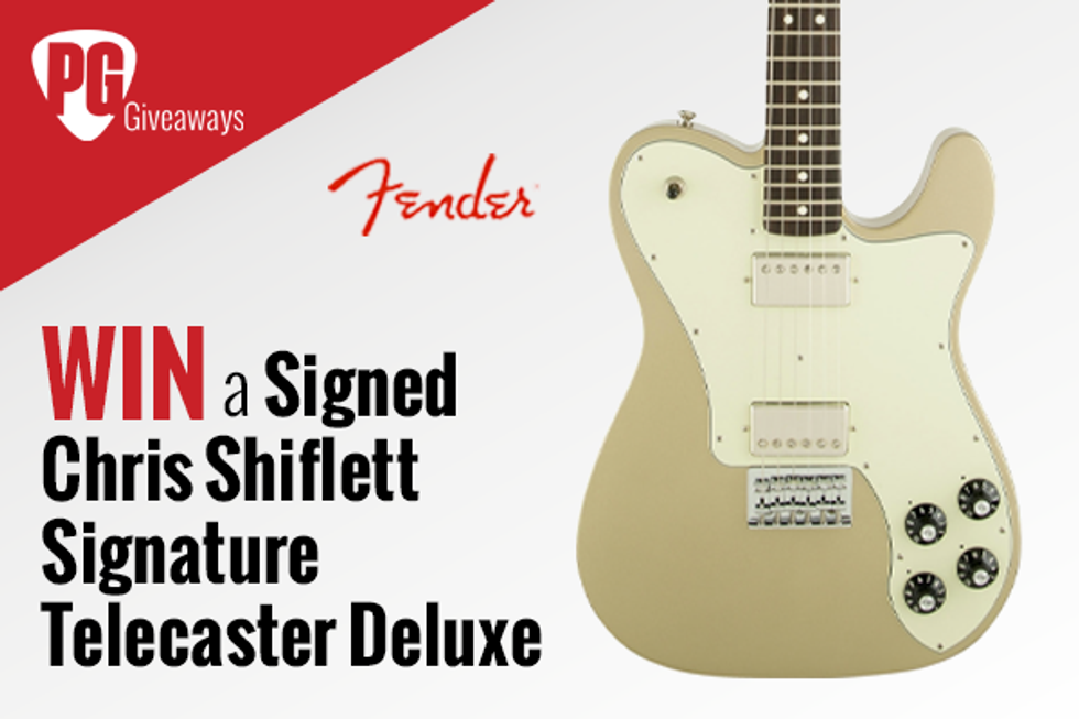 WIN a Chris Shiflett Signature Fender Telecaster Deluxe!