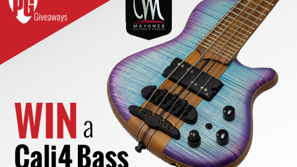 Mayones Cali4 Bass Giveaway