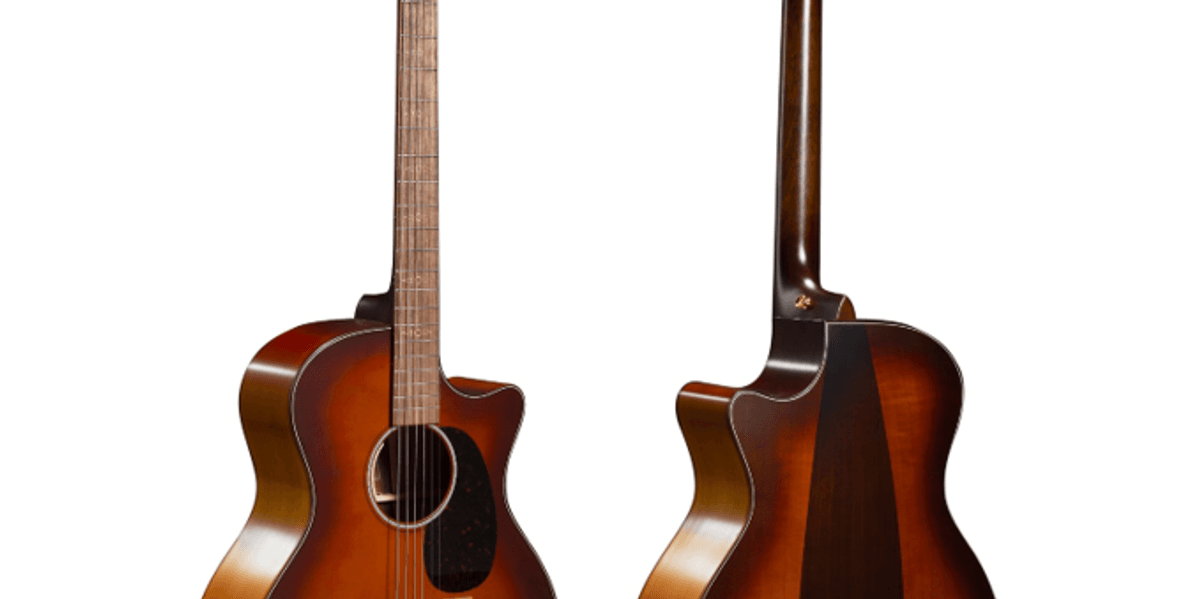 Martin Inception Bracing Martin Guitar's GPCE Inception Maple Acoustic - Premier Guitar