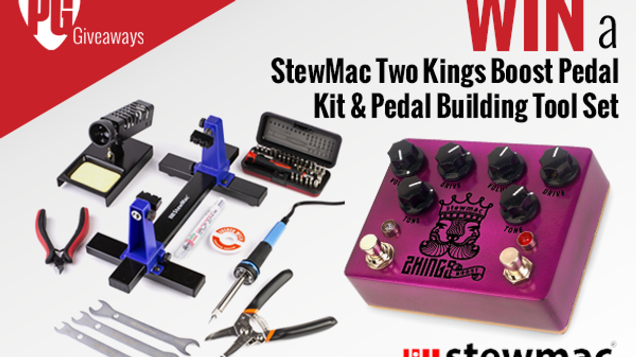 Win a Two Kings Pedal Kit + Tools from StewMac!