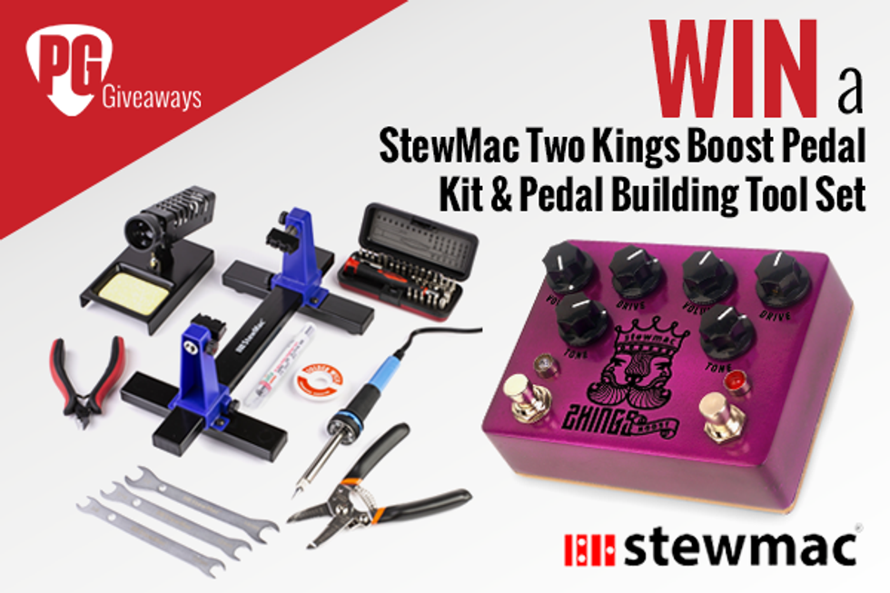 Win a Two Kings Pedal Kit + Tools from StewMac!