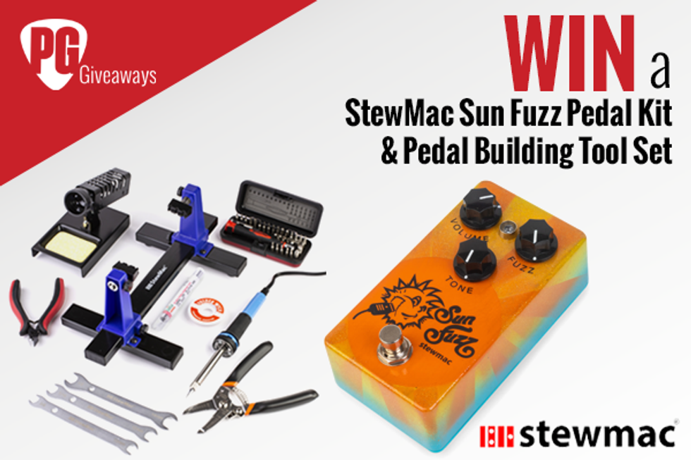 StewMac Sun Fuzz Pedal Kit (and tools!) Giveaway