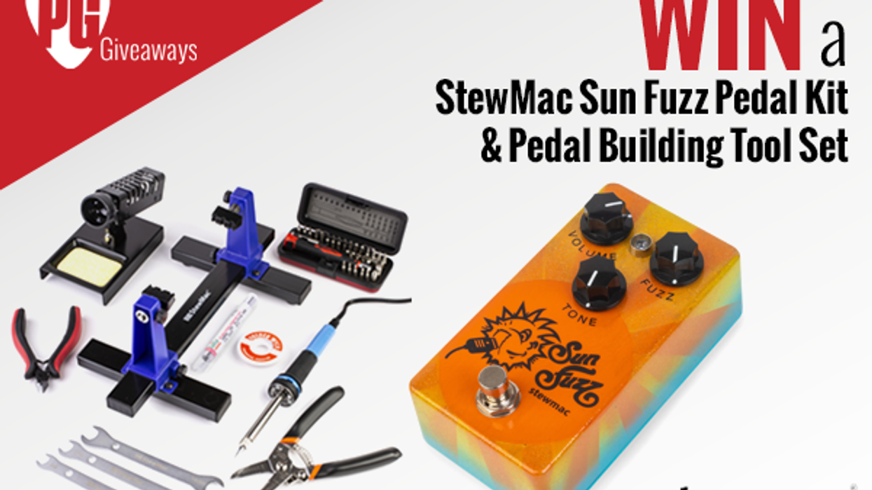 StewMac Sun Fuzz Pedal Kit (and tools!) Giveaway