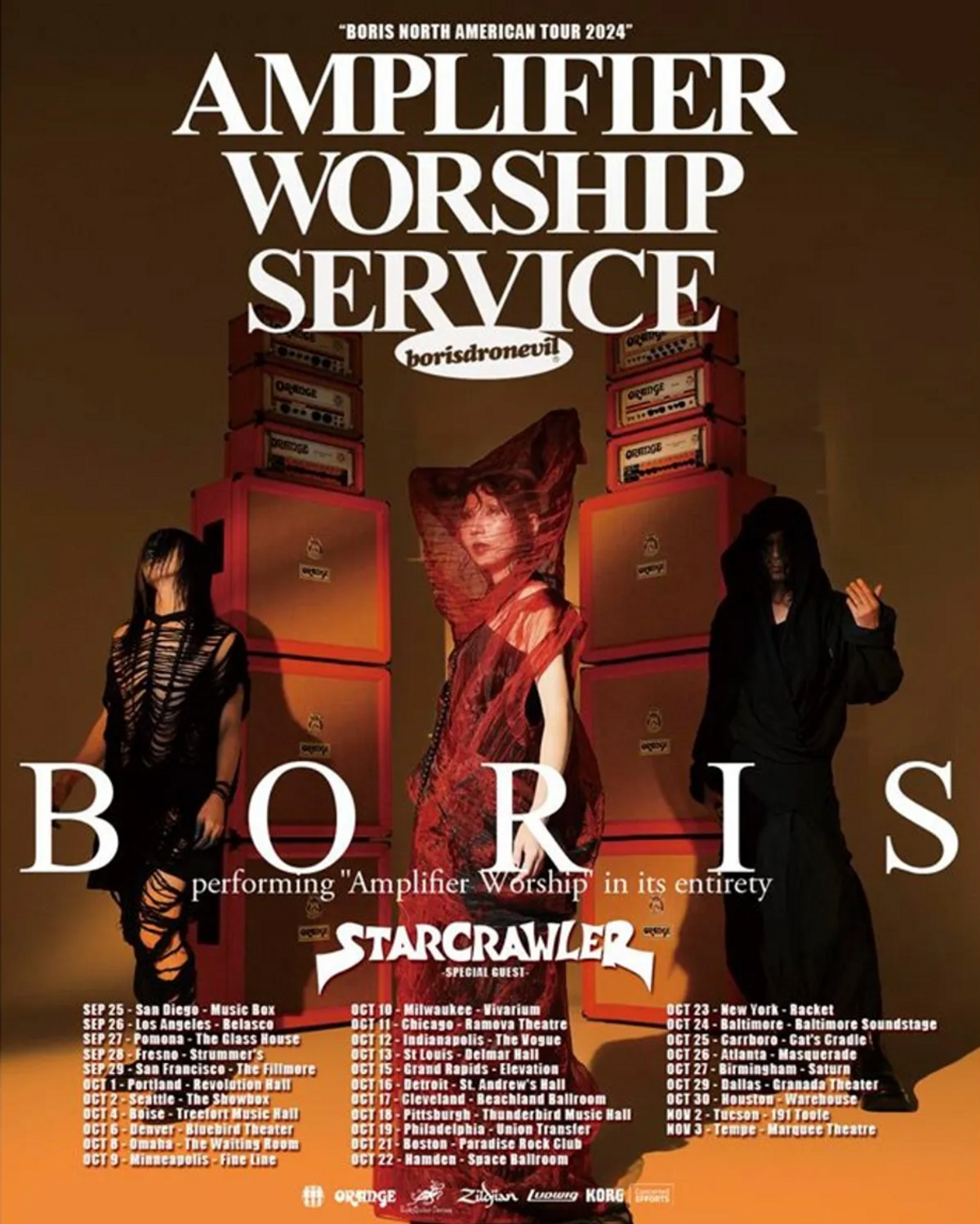 Boris Announce Amplifier Worship Service Tour