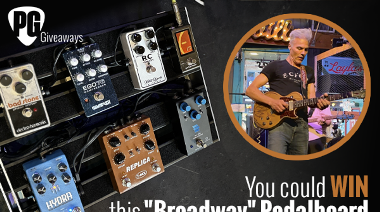 Win Bohlinger's "Broadway" Pedalboard!