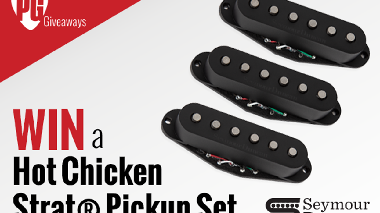 Win a Hot Chicken Strat Pickup Set from Seymour Duncan!