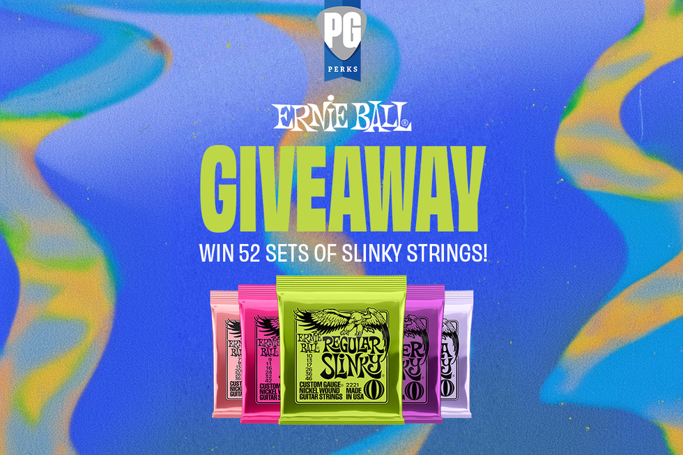 Win 52 Sets of Ernie Ball Slinky Strings!