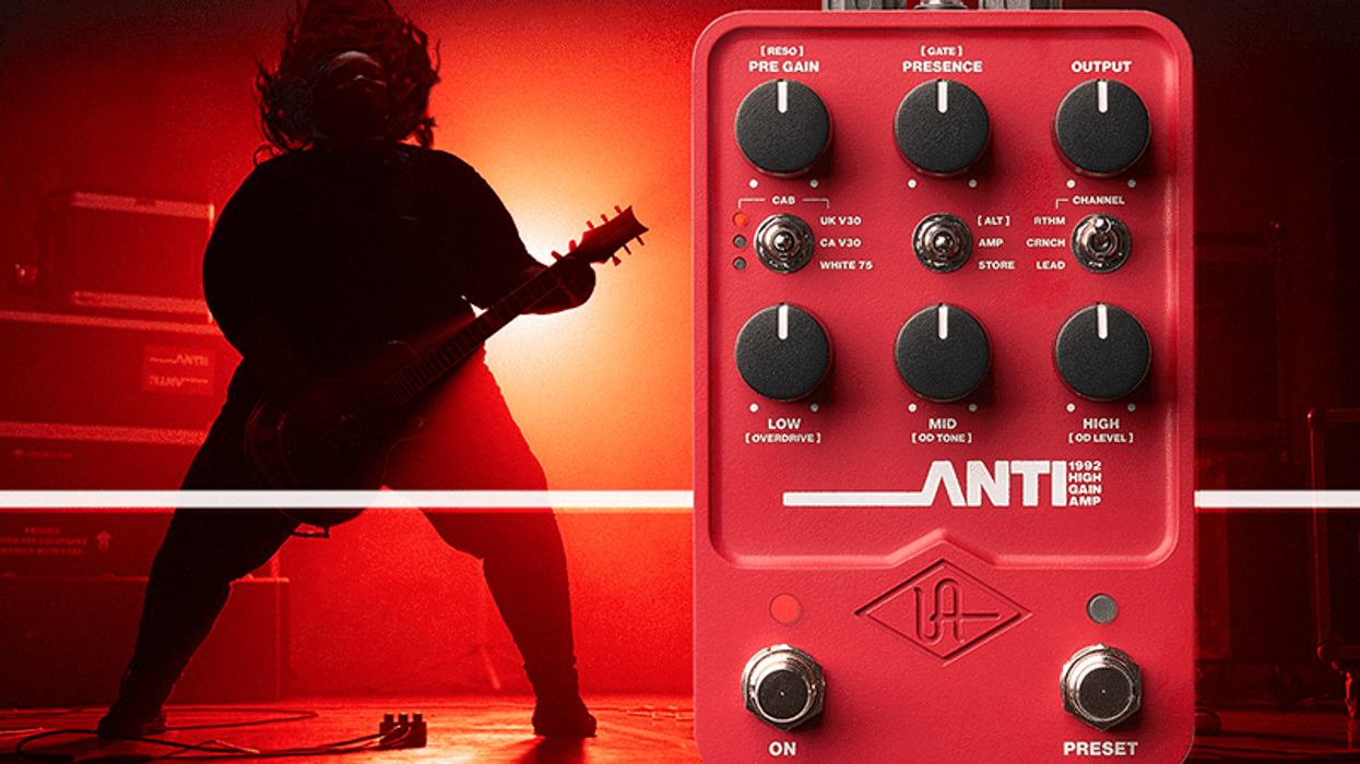 UA Introduces ANTI 1992 High Gain Amp Emulator