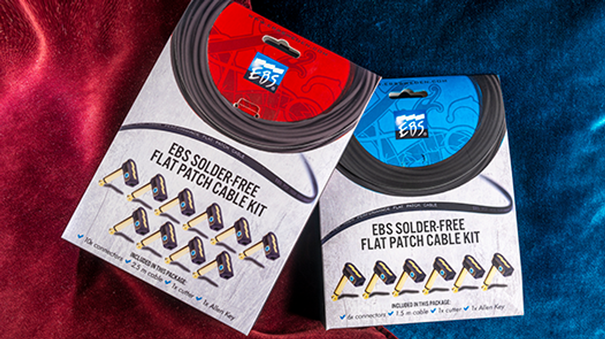 EBS Unveils Solder-Free Flat Patch Cable Kit