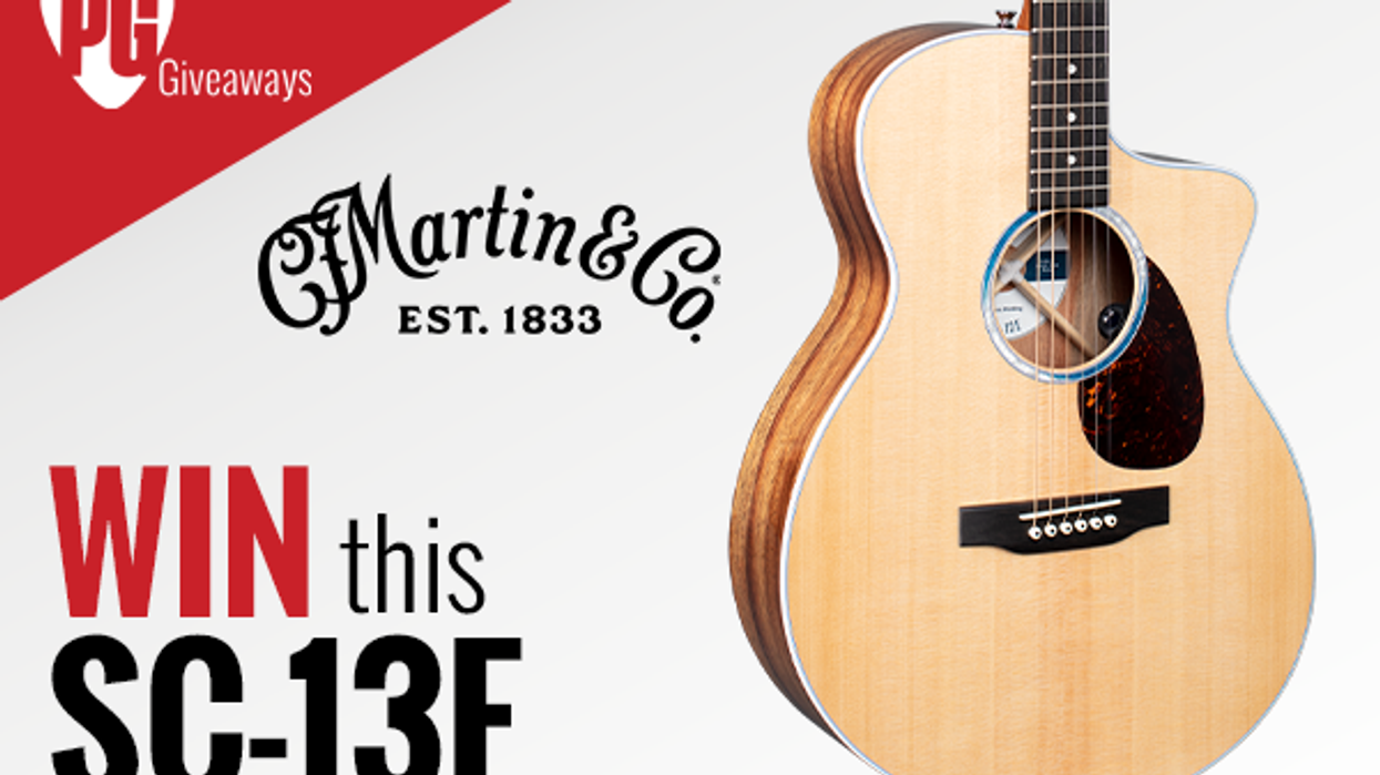 Win a Martin SC-13e Acoustic Guitar!