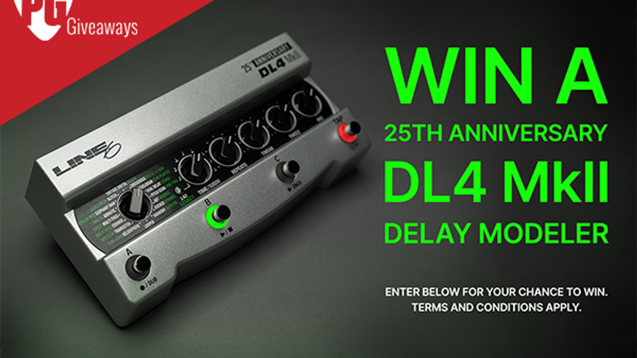 Line 6 DL4 25th Anniversary Silver Giveaway