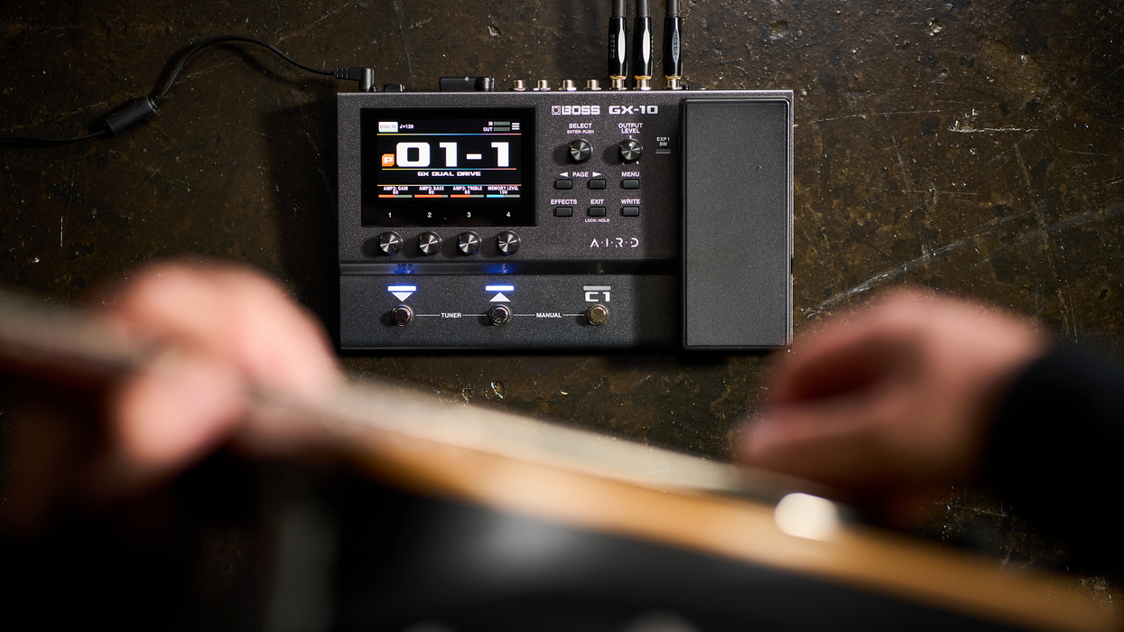 Boss Announces GX-10 Guitar Effects Processor