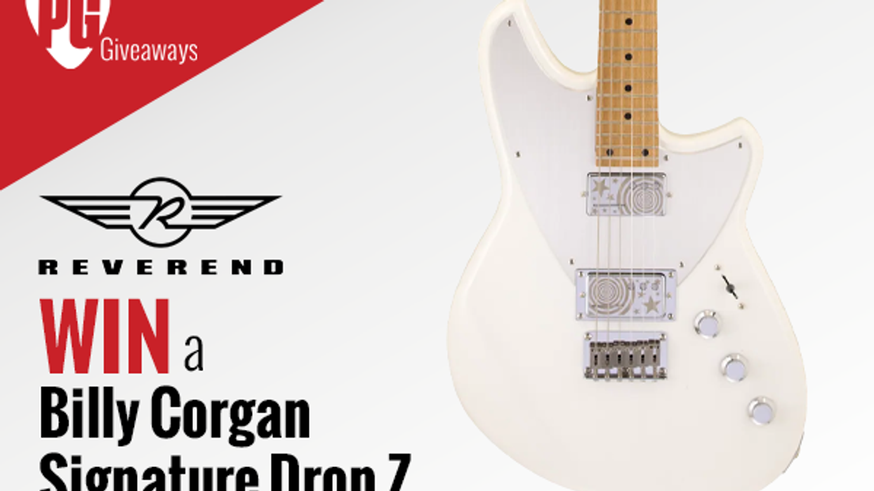 Win a Billy Corgan Signature Drop Z Guitar from Reverend Guitar!