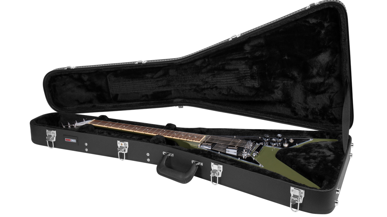 Gator Introduces New Wood Cases for Flying V and Explorer Guitars